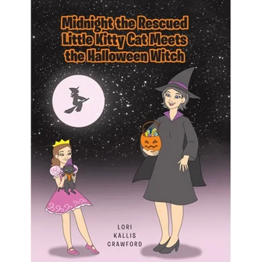 Midnight the Rescued Little Kitty Cat Meets the Halloween Witch