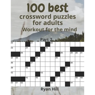 100 best crossword puzzles for adults: Workout for the mind