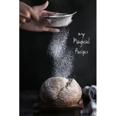 My magical recipes: recipe book - 100 pages 6"X9"