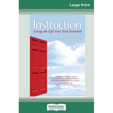 The Instruction: Living the Life Your Soul Intended (16pt Large Print Edition)