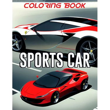 Sports Car Coloring Book: Race Toward Creativity with 50+ Unique Cars to Bring to Life