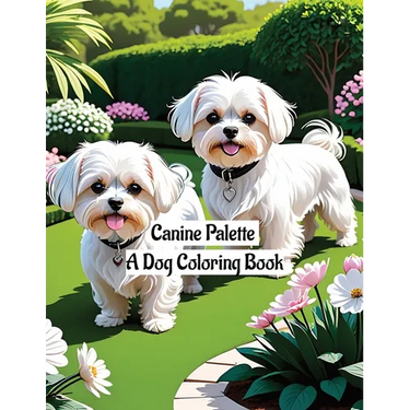 Canine Palette: A Dog Coloring Book