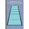 3D Fencing 2 in 1 Tacticboard and Training Book: Tactics/strategies/drills for trainer/coaches, notebook, training, exercise, exercises, drills, pract