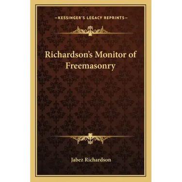 Richardson's Monitor of Freemasonry