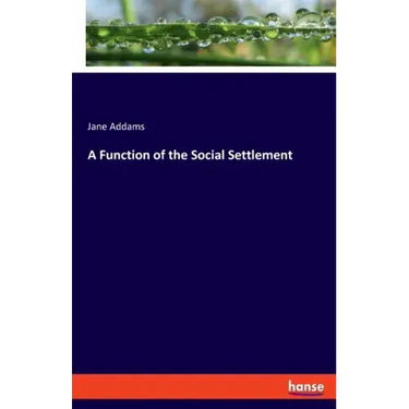 A Function of the Social Settlement