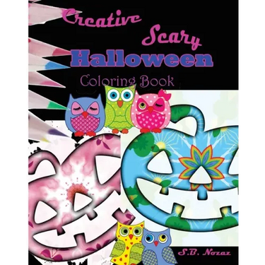 Creative Scary Halloween Coloring Book
