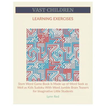 Vast Children Learning Exercises: Stem Word Game Book Is Made up of Word Seek as Well as Kids Sudoku With Word Jumble Brain Teasers for Imaginative Li