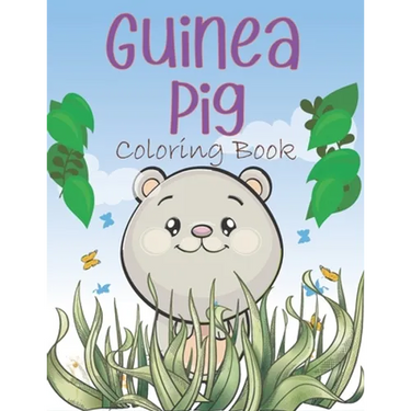 Guinea Pig Coloring Book: A Easy Guinea Pig Coloring Pages, Coloring Gift Book For Domestic Guinea Pigs Lovers