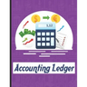 accounting ledgers for bookkeeping: Accounting General Ledge, sustained and long lasting tracking and record keeping Size:8.5"x11" in 100