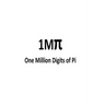 One Million Digits of Pi: Computation of 1000000 digits of Pi