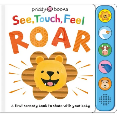 See, Touch, Feel: Roar: A First Sensory Book