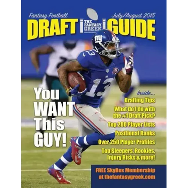 Fantasy Football Draft Guide July/August 2015