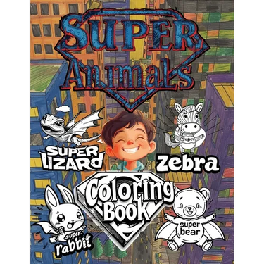 Super Animals Coloring Book