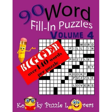 Word Fill-in Puzzles, Over 140 Words Per Puzzles
