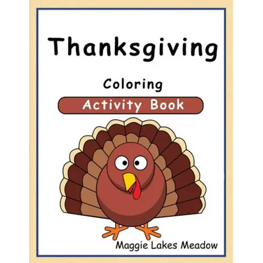 Thanksgiving Coloring Activity Book