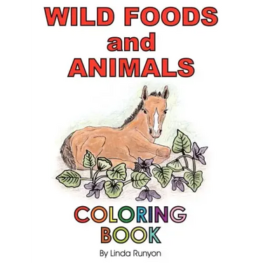 Wild Foods and Animals Coloring Book
