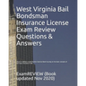 West Virginia Bail Bondsman Insurance License Exam Review Questions & Answers 2016/17 Edition: A Self-Practice Exercise Book focusing on the basic con