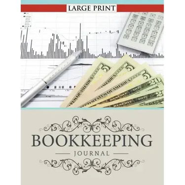 Bookkeeping Journal Large Print