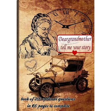 Dear grandmother, tell me your story: book of 200 optional questions in 100 pages to complete, an original gift idea. Its goal is to collect the memor
