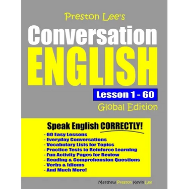 Preston Lee's Conversation English - Global Edition Lesson 1 - 60