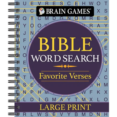 Brain Games - Bible Word Search: Favorite Verses - Large Print