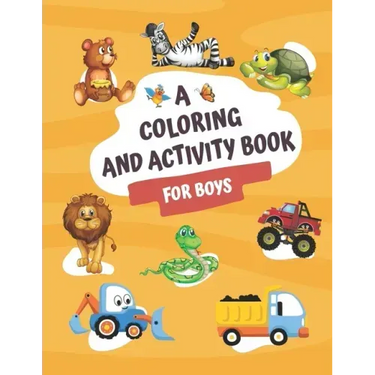 Coloring and Activity book for boys