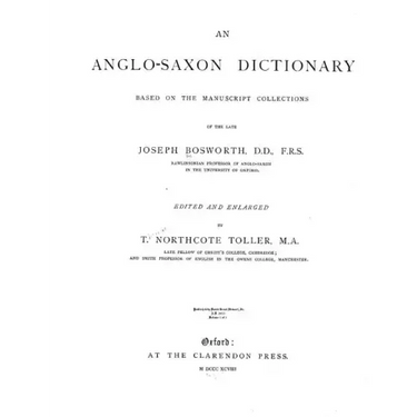 An Anglo-Saxon Dictionary