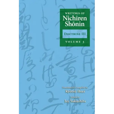 Writings of Nichiren Shonin Doctrine 3: Volume 3