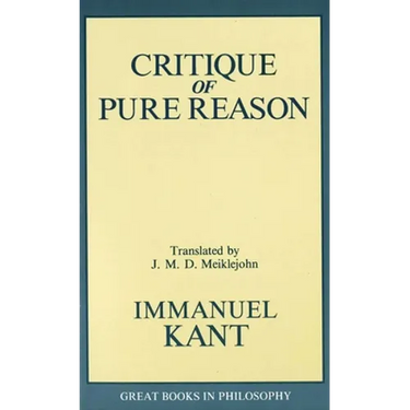 The Critique of Pure Reason