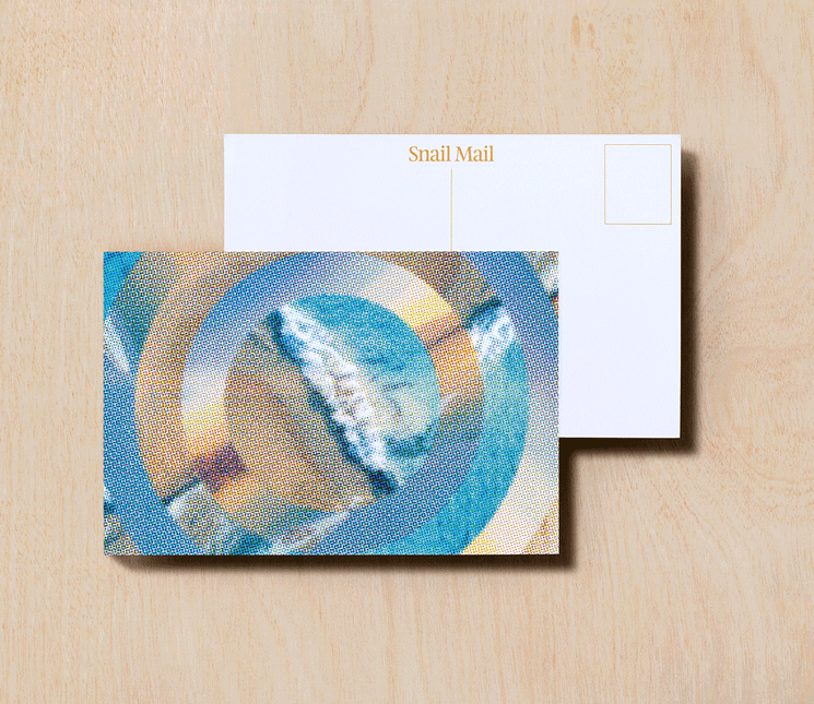 Snail Mail Postcard  - Rolling Wave After Rolling Wave After Rolling Wave by Dally