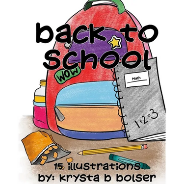 Back to School: Coloring Book for Kids