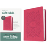 Premium Gift Bible Nlt, Filament Enabled (Leatherlike, Very Berry Pink Vines, Red Letter)