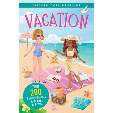 Vacation Sticker Doll Dress-Up Book