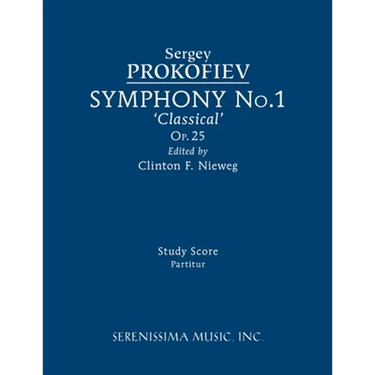 Symphony No.1, Op.25 'Classical': Study score