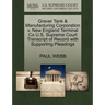 Graver Tank & Manufacturing Corporation V. New England Terminal Co U.S. Supreme Court Transcript of Record with Supporting Pleadings