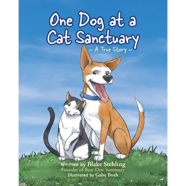 One Dog at a Cat Sanctuary
