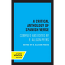 A Critical Anthology of Spanish Verse