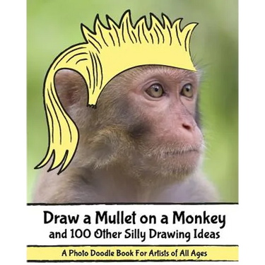 Draw a Mullet on a Monkey and 100 Other Silly Drawing Ideas: A Photo Doodle Book For Artists of All Ages