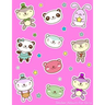 Sticker Album For Girls: 100 Plus Pages For PERMANENT Sticker Collection, Activity Book For Girls, Pink - 8.5 by 11
