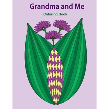 Grandma and Me Coloring Book: Gift for Grandma, from Granddaughter, from Grandson, Side by Side Coloring, Mother's Day