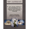 St. John Laborde, Petitioner, V. John Ansolabehere. U.S. Supreme Court Transcript of Record with Supporting Pleadings
