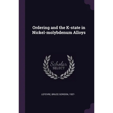 Ordering and the K-state in Nickel-molybdenum Alloys