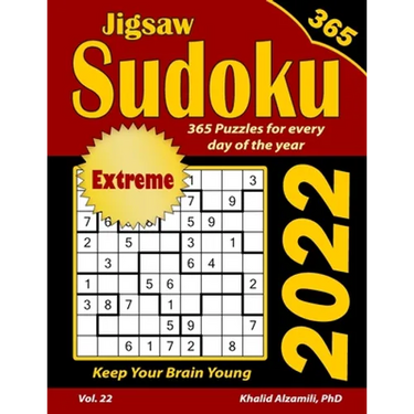 2022 Jigsaw Sudoku: 365 Extreme Puzzles for Every Day of the Year: Keep Your Brain Young