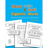 Read, Write & Spell Gigantic Words: Playing with Word Parts Workbook