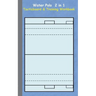 Water Polo 2 in 1 Tacticboard and Training Workbook: Tactics/strategies/drills for trainer/coaches, notebook, training, exercise, exercises, drills, p