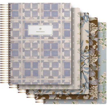 ESV Spiral-Bound Journaling Bible, Five-Volume Set (Hardcover, Cover Artwork by Lulie Wallace)