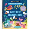 Brain Games - Sticker by Letter: Glitter Mermaids: Includes 1 Glitter Sticker Sheet to Complete Each Image!