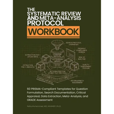 The Systematic Review and Meta-Analysis Protocol Workbook: 60 PRISMA-Compliant Templates for Question Formulation, Search Documentation, Critical Appr