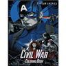 Captain America Civil War Coloring Book: Coloring Book for Kids and Adults with Fun, Easy, and Relaxing Coloring Pages