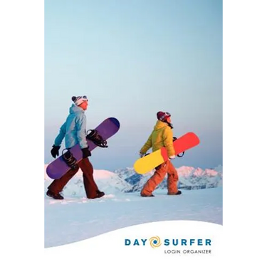 Day Surfer Login Organizer (Snowboarders at Sunrise)